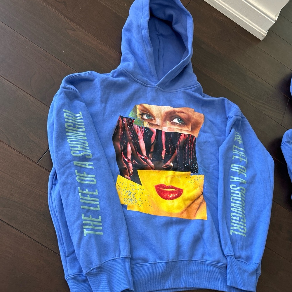 Taylor Swift Blue Graphic Hoodie TLOAS